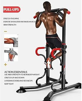 Amazon | Pull-Up Bars Horizontal Bar, Standing Pull-ups, Safe and